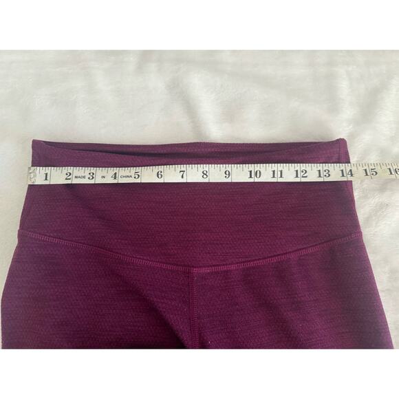 Old Navy Active Go Dry Fitted Women's Leggings Burgundy Sz M - Picture 7 of 8
